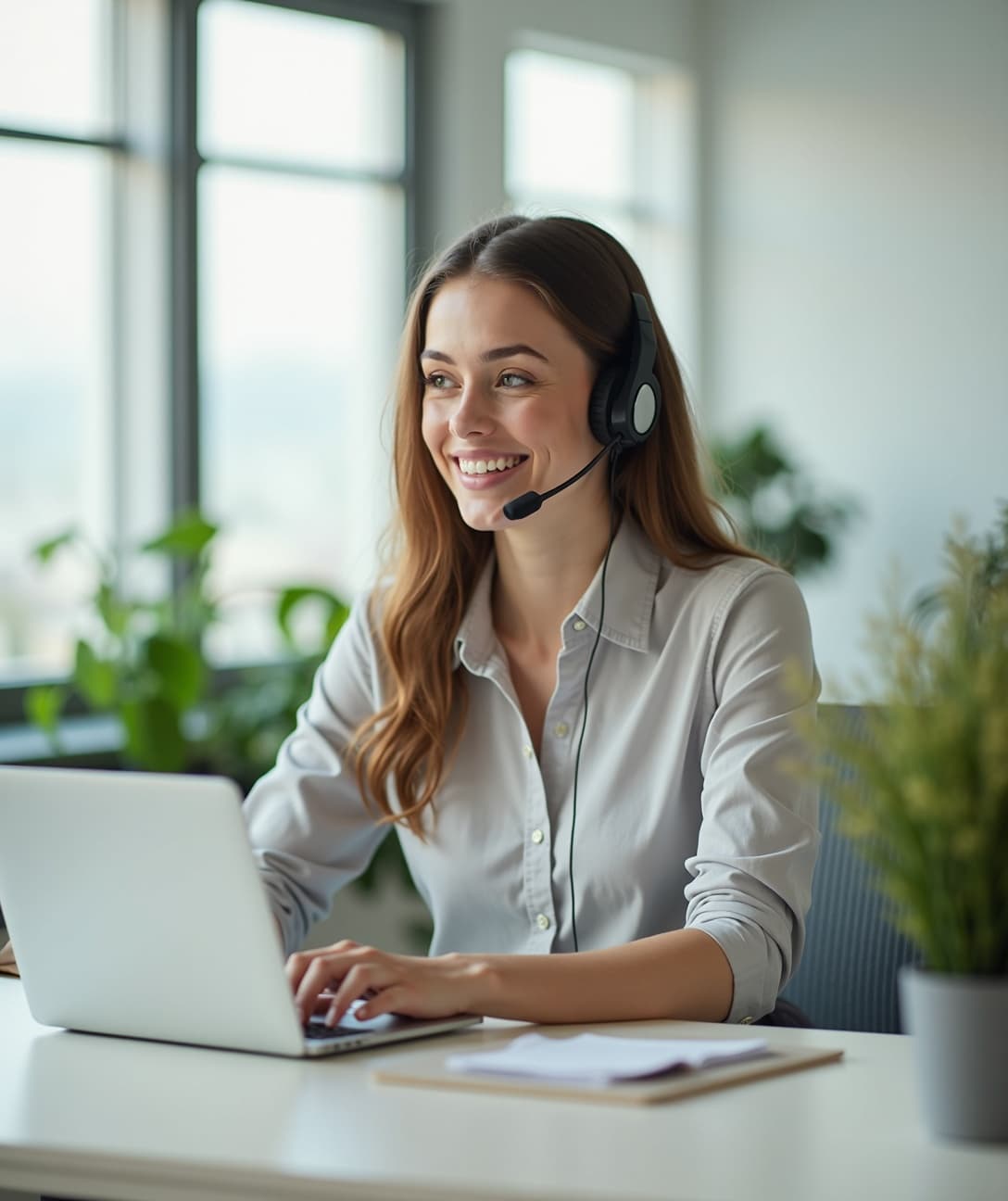 Real human ready to talk with you